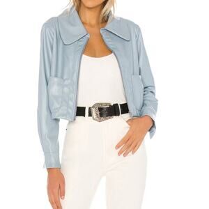 Lovers + Friends Lynn Crop Biker Jacket
